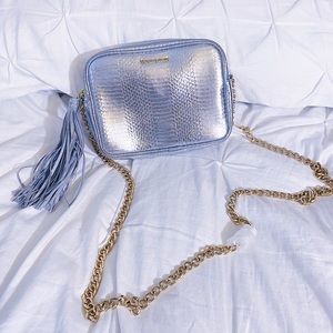 Brand new silver and gold shoulder bag